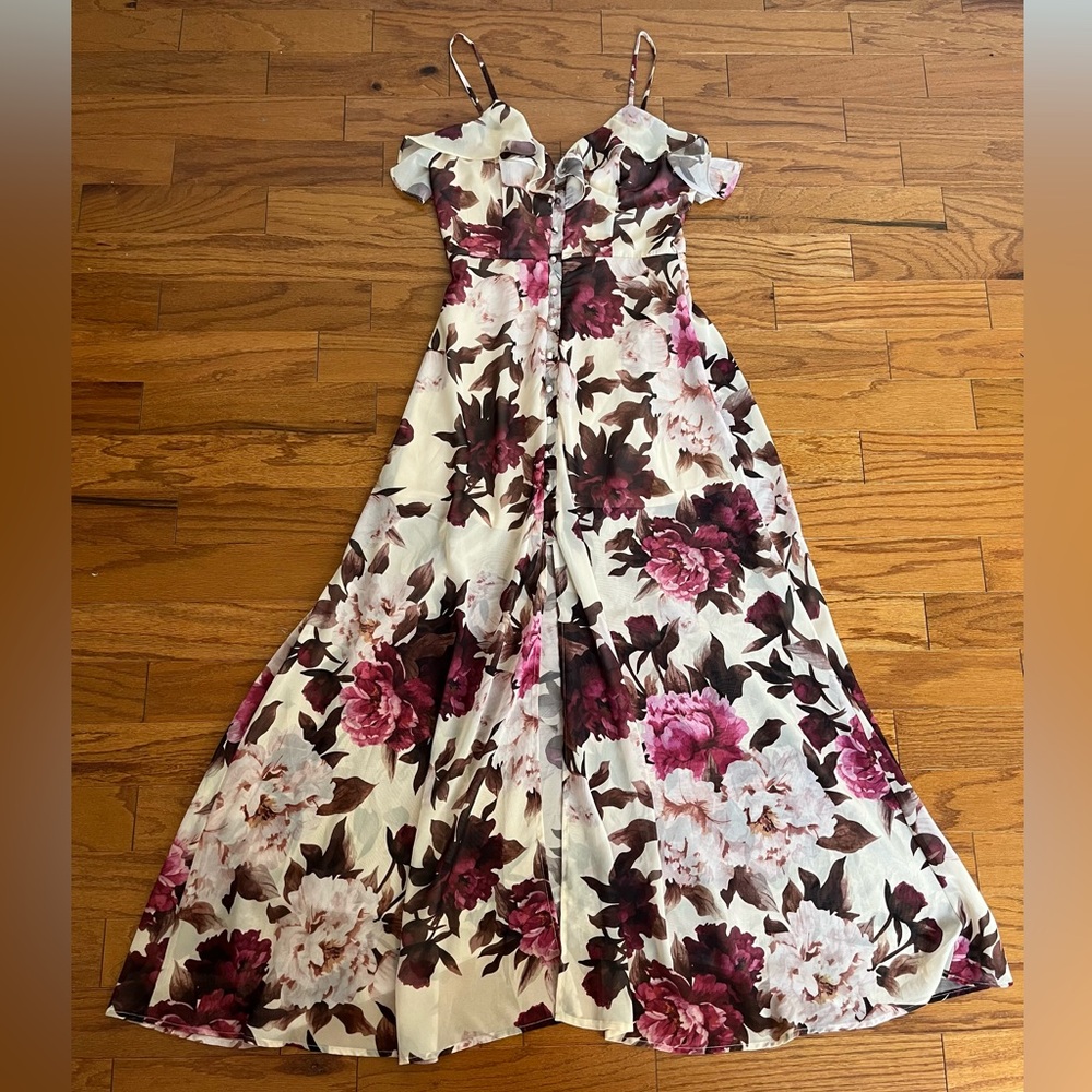 Trac size small floral dress
